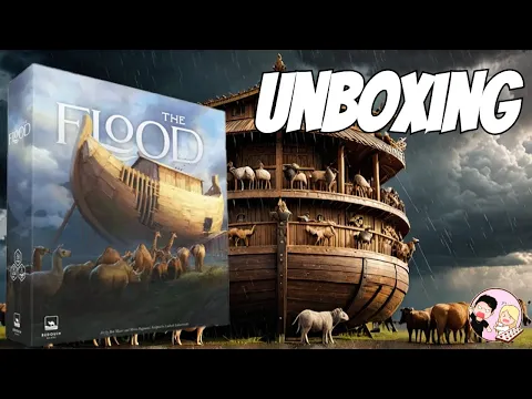 Jake Reacts | Unboxing The Flood Board Game Deluxe Edition | Bedouin Games