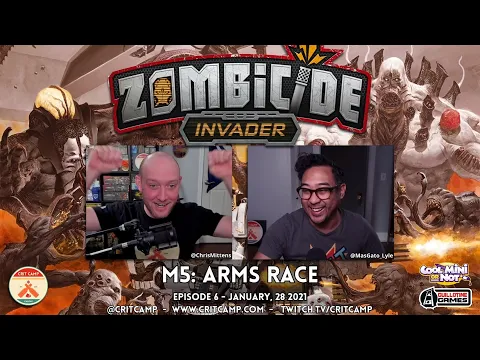 Zombicide Invader EP6 - M5: Arms Race - Crit Camp