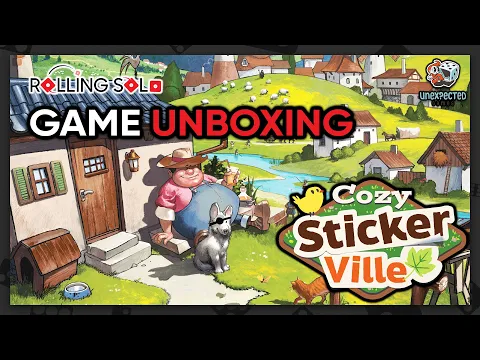 Cozy Stickerville | Game Unboxing