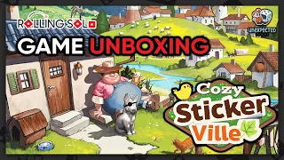Cozy Stickerville | Game Unboxing