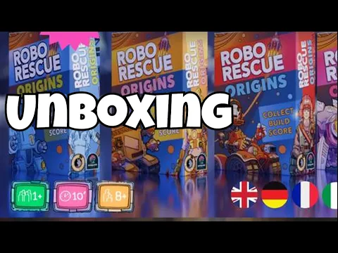 Jake Reacts | Unboxing Robo Rescue Origins Card Game!