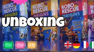 Jake Reacts | Unboxing Robo Rescue Origins Card Game!