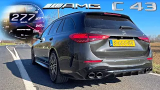 2023 Mercedes AMG C43 | 0-100 100-200 1/4 Mile TOP SPEED & SOUND