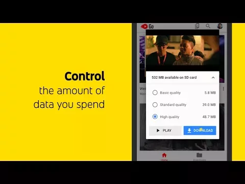 Video z YouTube Go