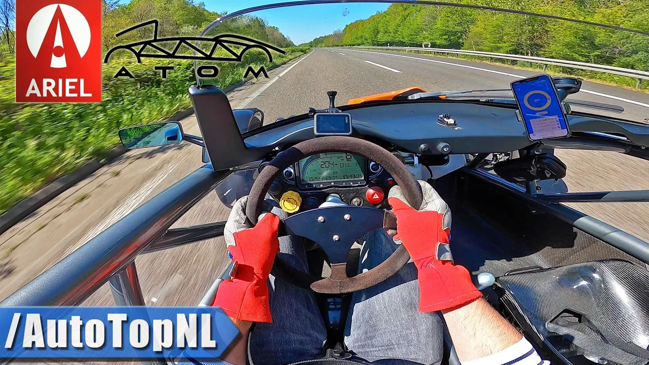 ARIEL ATOM MK3.5 SUPERCHARGED | FIRST DRIVE on AUTOBAHN! by AutoTopNL