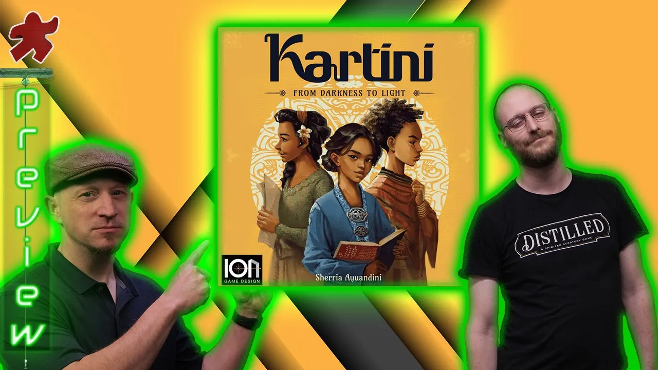 Kartini: From Darkness to Light Board Game Preview (Kickstarter)