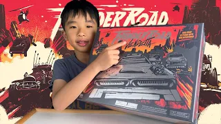 Thunder Road Vendetta Strategy Board Game Unboxing | Restoration Games