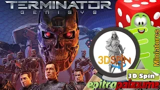 Terminator Genisys Rise of the Resistance - 3D Spinning Miniatures by Epitrapaizoume