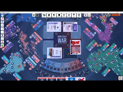New Cold War solitaire example of play