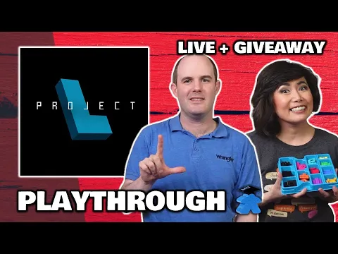 Project L - LIVE Playthrough Board Game & Giveaway Worldwide