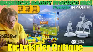 Craft & Conquer: Medieval - An Epic Strategy Board Game! - Fiverr!!!! -Kickstarter Critique Review