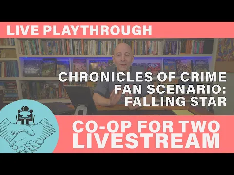 LiveStream playthrough of the Chronicles of Crime Fan Scenario "Falling Star"