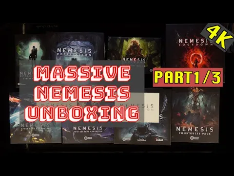 [4K] Nemesis - MASSIVE Nemesis Unboxing [Part 1] [GAMEFOUND]