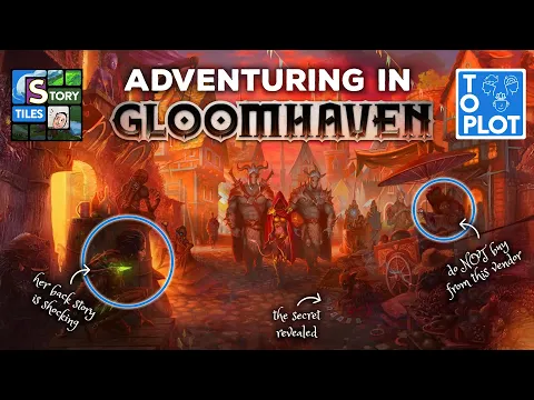 Adventuring in Gloomhaven - A Story Tiles Review
