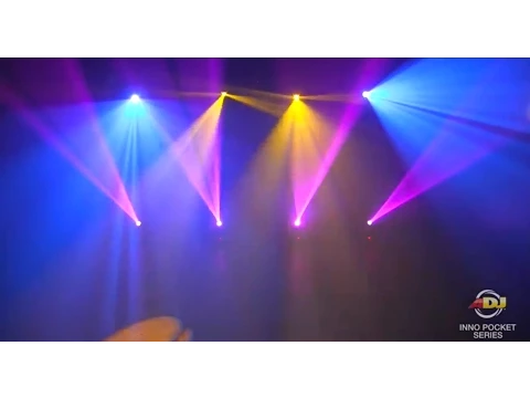 Product video thumbnail for ADJ American DJ Inno Pocket Roll LED Barrel Scan Effect Light