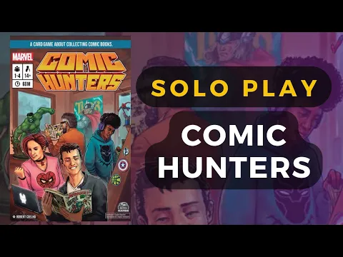 Comic Hunters Board Game Solo Playthrough | DaniCha