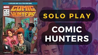 Comic Hunters Board Game Solo Playthrough | DaniCha