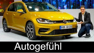 VW Volkswagen Golf 7 Facelift R-Line GTI GTE Variant REVIEW reveal 2018/2017