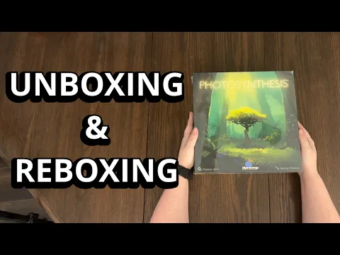 Photosynthesis - Family Board Game Unboxing & Reboxing With Assembly - What's in the Box?