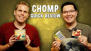 Quick Review of Chomp - Dinosaur Tile Placement Board Game