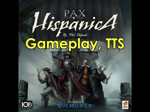 Pax Hispanica gameplay with designer Phil Eklund (5 players), TTS