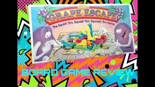 4K PARKER BROTHERS THE GRAPE ESCAPE BOARD GAME REVIEW #FullMeltFusion