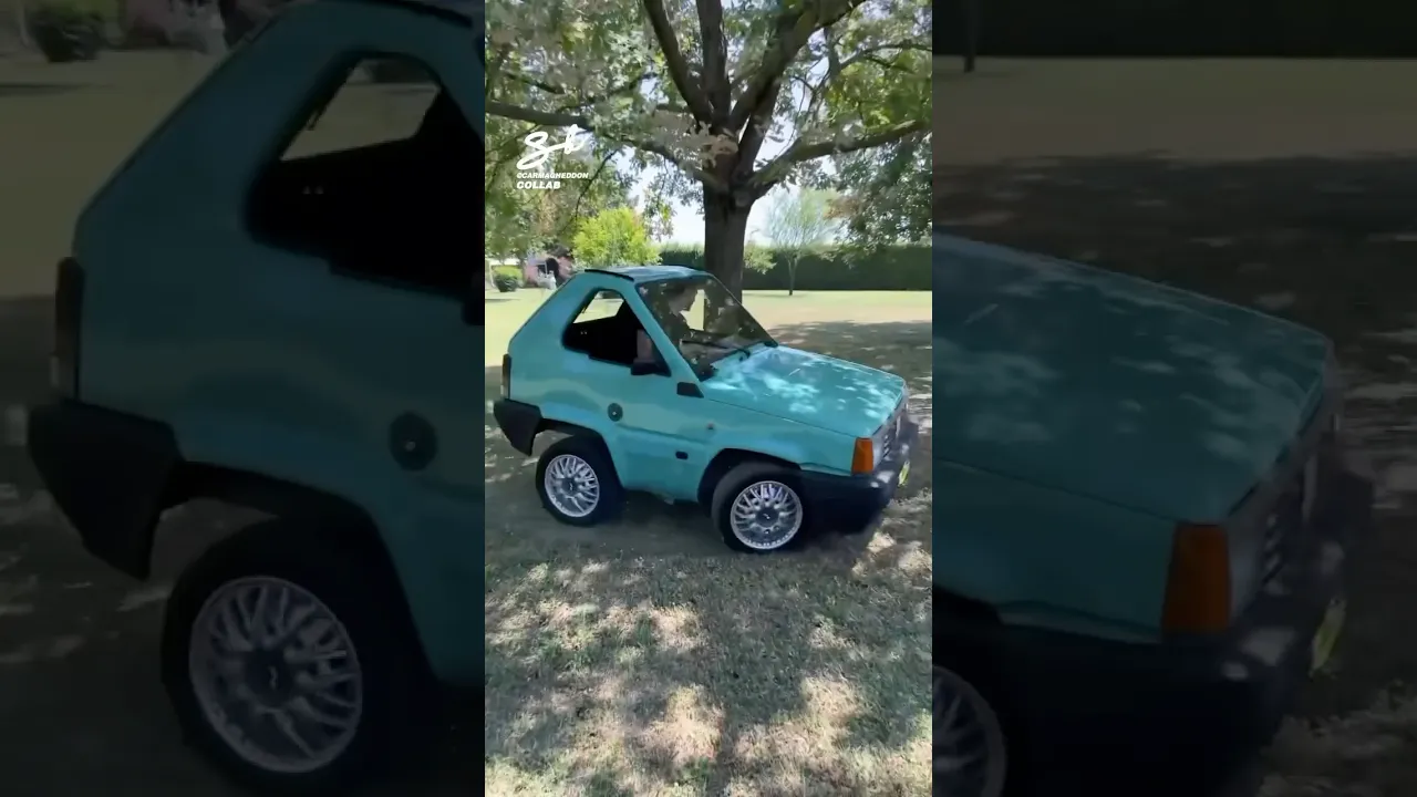 This super small car is further proof that size doesn't matter! 🚗 #cars #vehicles #small