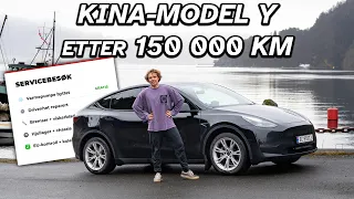 Model Y etter 150 000 km - hva har gått galt?