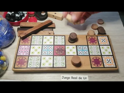 Juego Real de Ur Version 1 - The Royal Game of Ur. 101 juegos de mesa del mundo antiguos y nuevos
