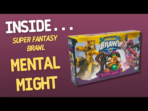 Super Fantasy Brawl Mental Might Board Game | Inside #86