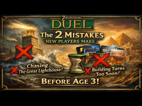 The 2 Mistakes New Players Make | 7 Wonders Duel
