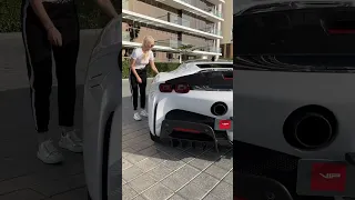 It's the first-ever Ferrari that can drive in complete silence! 🤫 #ferrari #supercar #cooltech