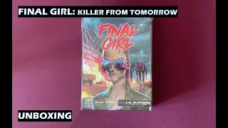 Unboxing Final Girl The Killer from Tomorrow board game Season 3 expansion