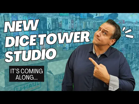 New Dice Tower Studio - It's Coming Along