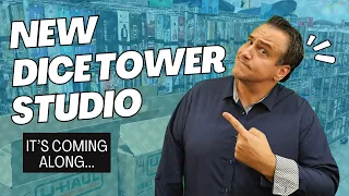 New Dice Tower Studio - It's Coming Along