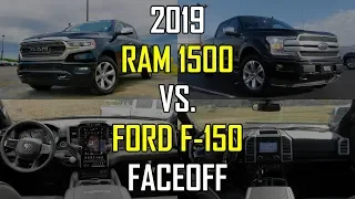 2019 RAM 1500 Limited vs. 2018 Ford F-150 Platinum: Faceoff Comparison
