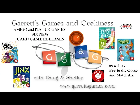 Garrett's Games Reviews SIX AMIGO and Piatnik Card Games!