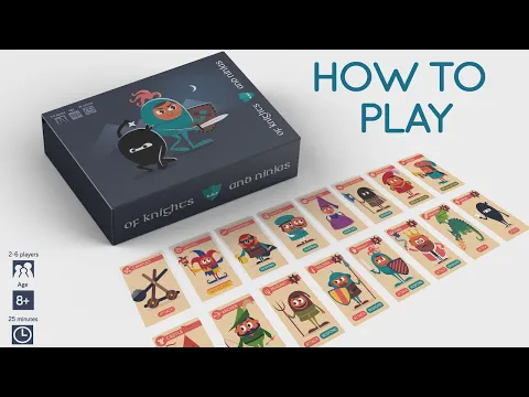 Learn to play Of Knights and Ninjas - medieval card game