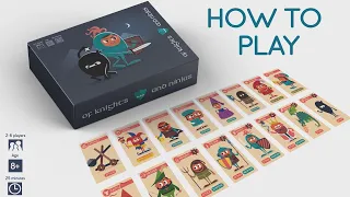 Learn to play Of Knights and Ninjas - medieval card game