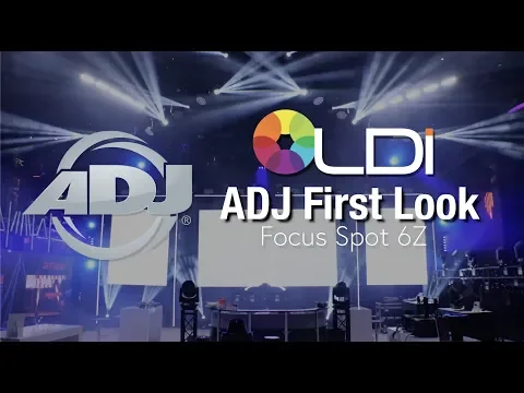 Product video thumbnail for ADJ FOCUS SPOT 6Z 300W LED Moving Head