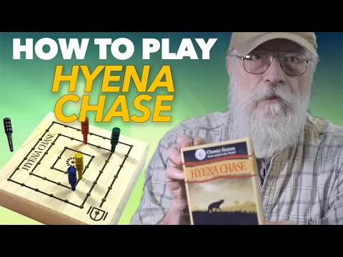 Play Hyena Chase, a strategic board game from Sudan for two to four players.