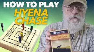 Play Hyena Chase, a strategic board game from Sudan for two to four players.