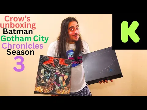 Crow's unboxing Batman Gotham City Chronicles season 3 Kickstarter