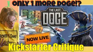The Last Doge - Kickstarter Critique Review