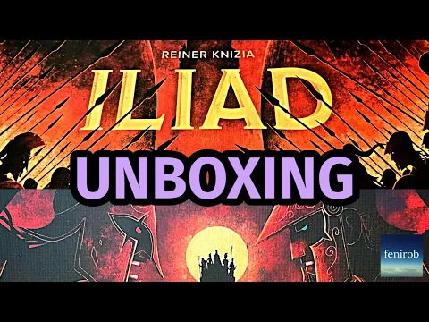 Iliad Board Game | Unboxing (No Talking)