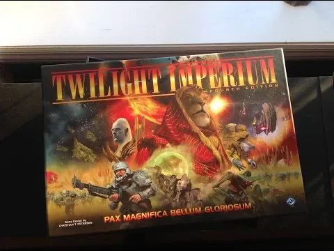 Unboxing for Twilight Imperium 4th ed