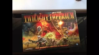 Unboxing for Twilight Imperium 4th ed