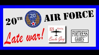 "20th Air Force" LATE GAME full turn video - Fortress Games (jump to any Turn Phase you want!)