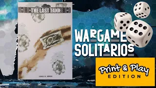 The Last Tank. Partida. PnP de Jorge A. Aroca.
