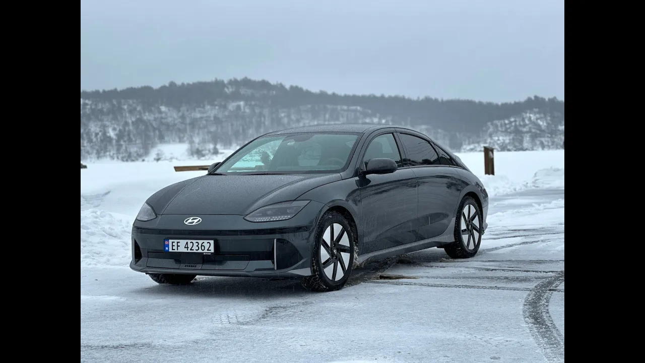 Vintertest av Hyundai IONIQ 6 Long Range RWD